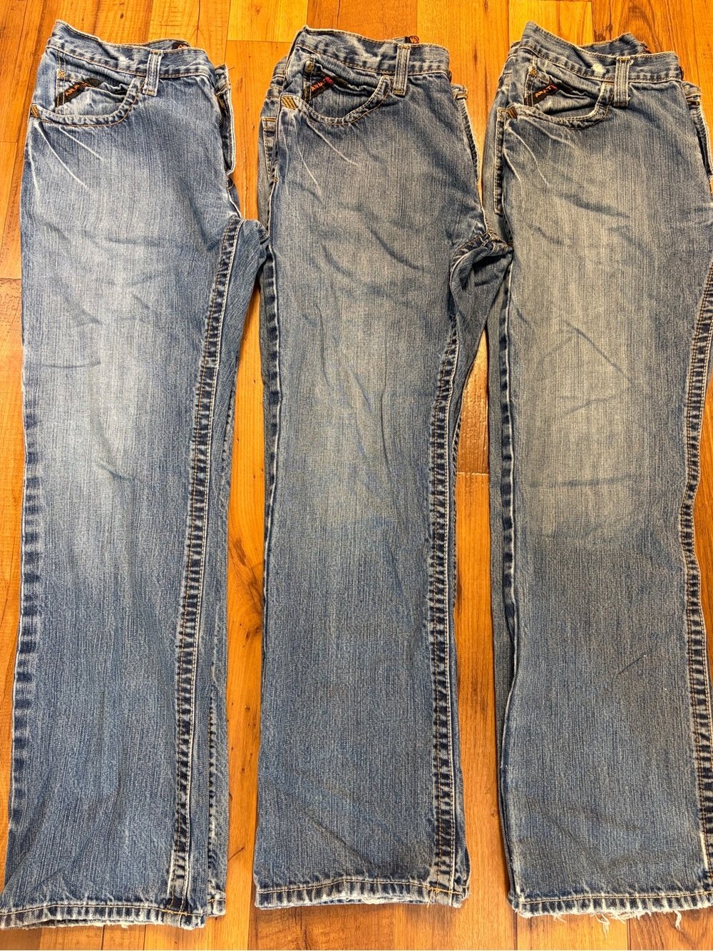 Ariat Bundle Of THREE Men's Work FR Low Rise Bootcut M4 Jeans Size 34